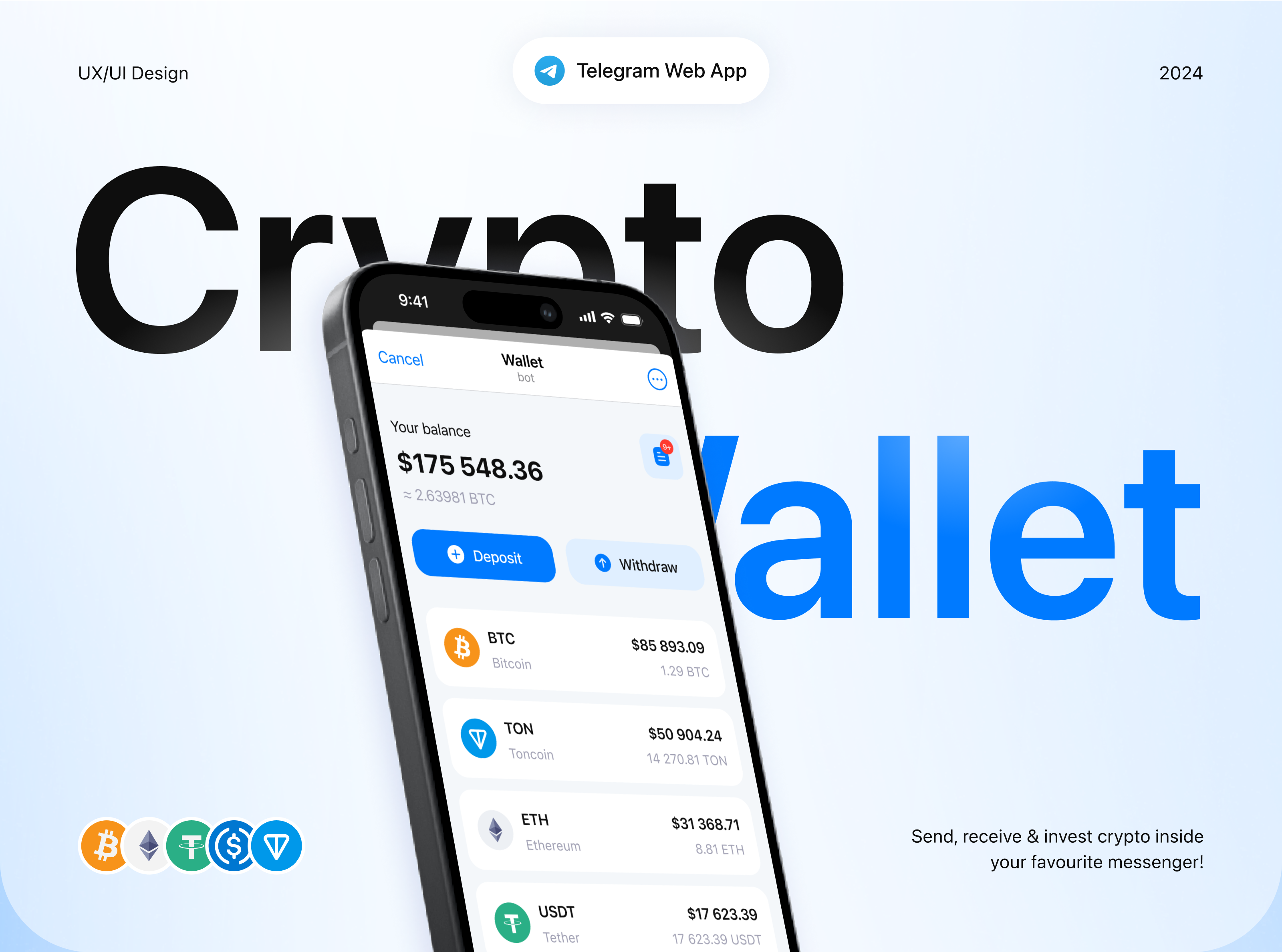 Telegram Web App Crypto Wallet | TWA — Dprofile