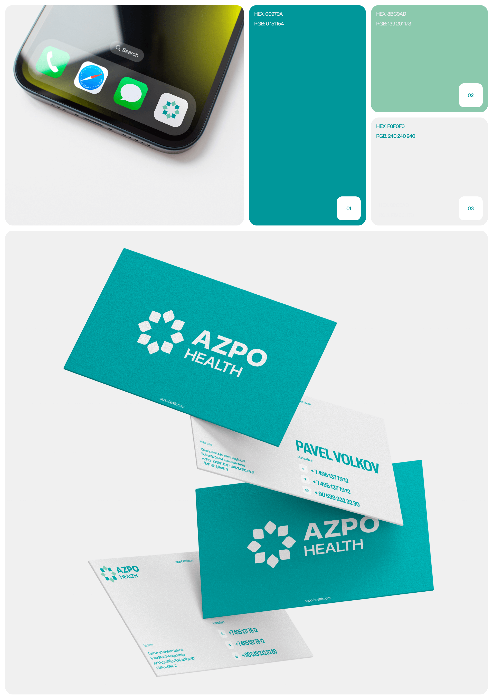 AZPO HEALTH | Web & Branding — Dprofile