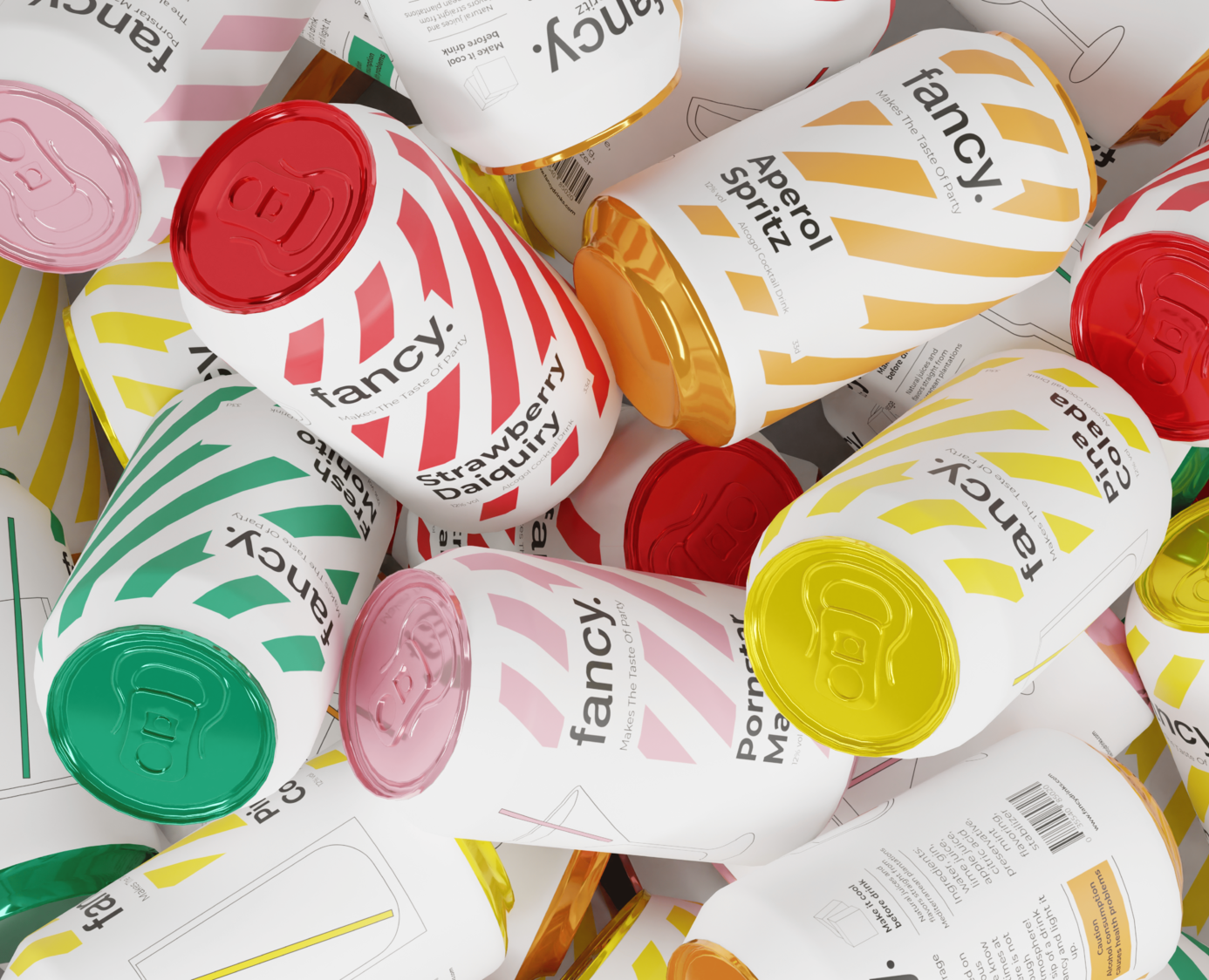 Fancy Drinks - Branding&Packaging — Брендинг, 3D на Dprofile