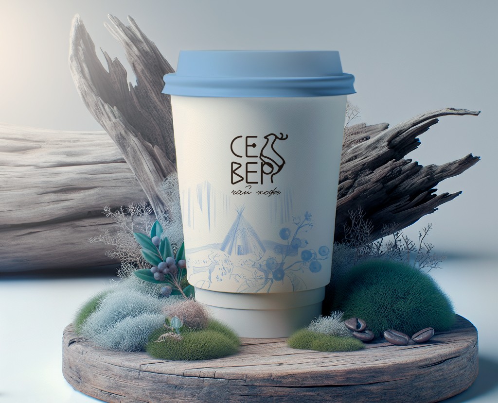 Айдентика кофейни «Север» — Брендинг на Dprofile