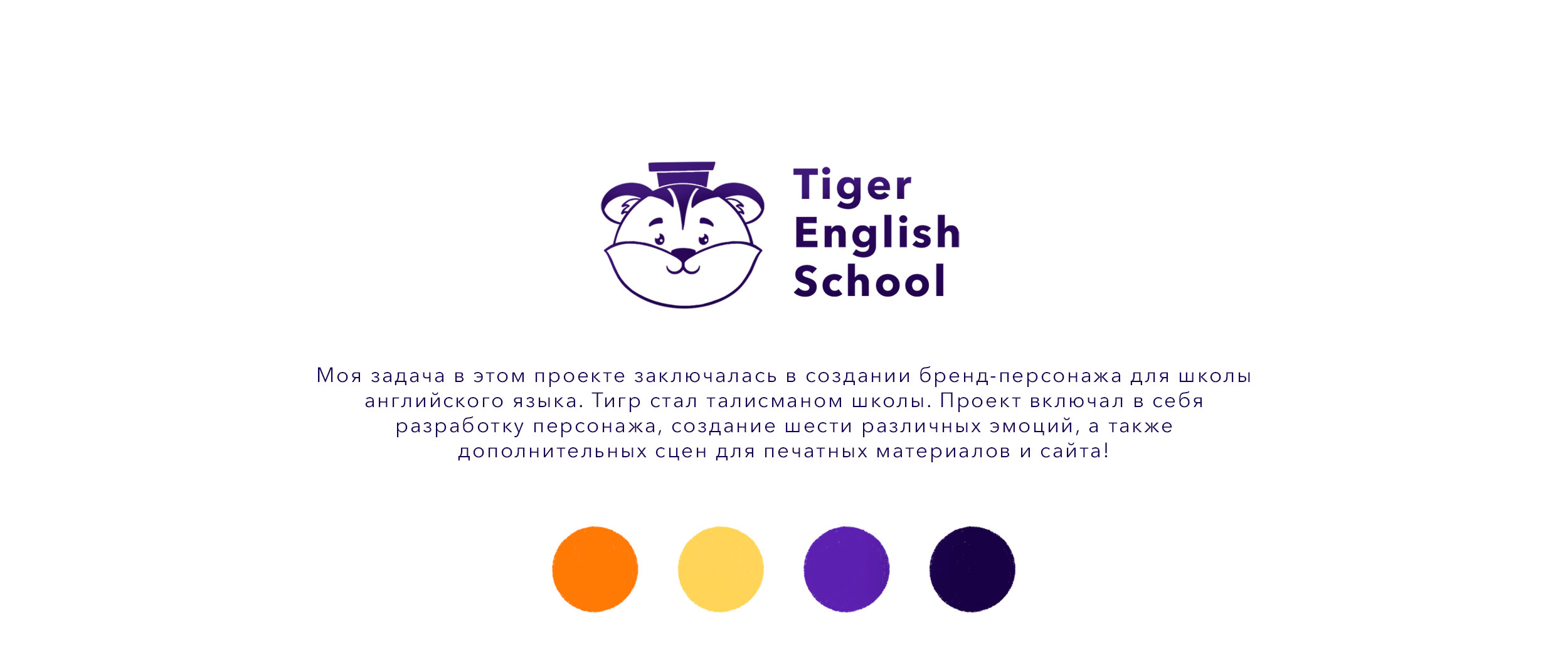 Маскот Тигр для школы английского языка Tiger English School — Dprofile