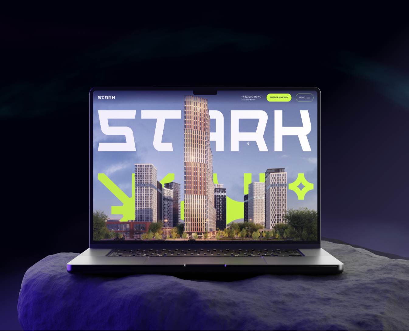 STARK — Интерфейсы, Анимация на Dprofile