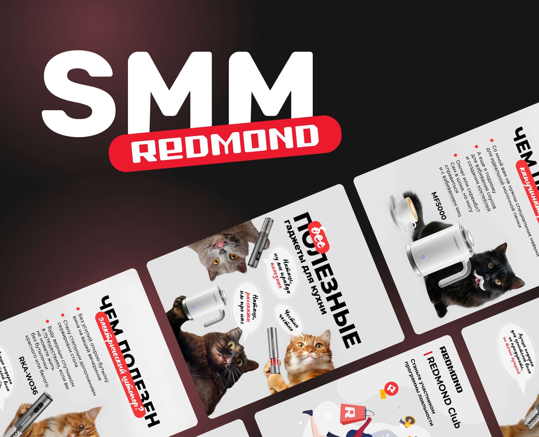 SMM для основного сообщества REDMOND (2024-2025) — Маркетинг на Dprofile