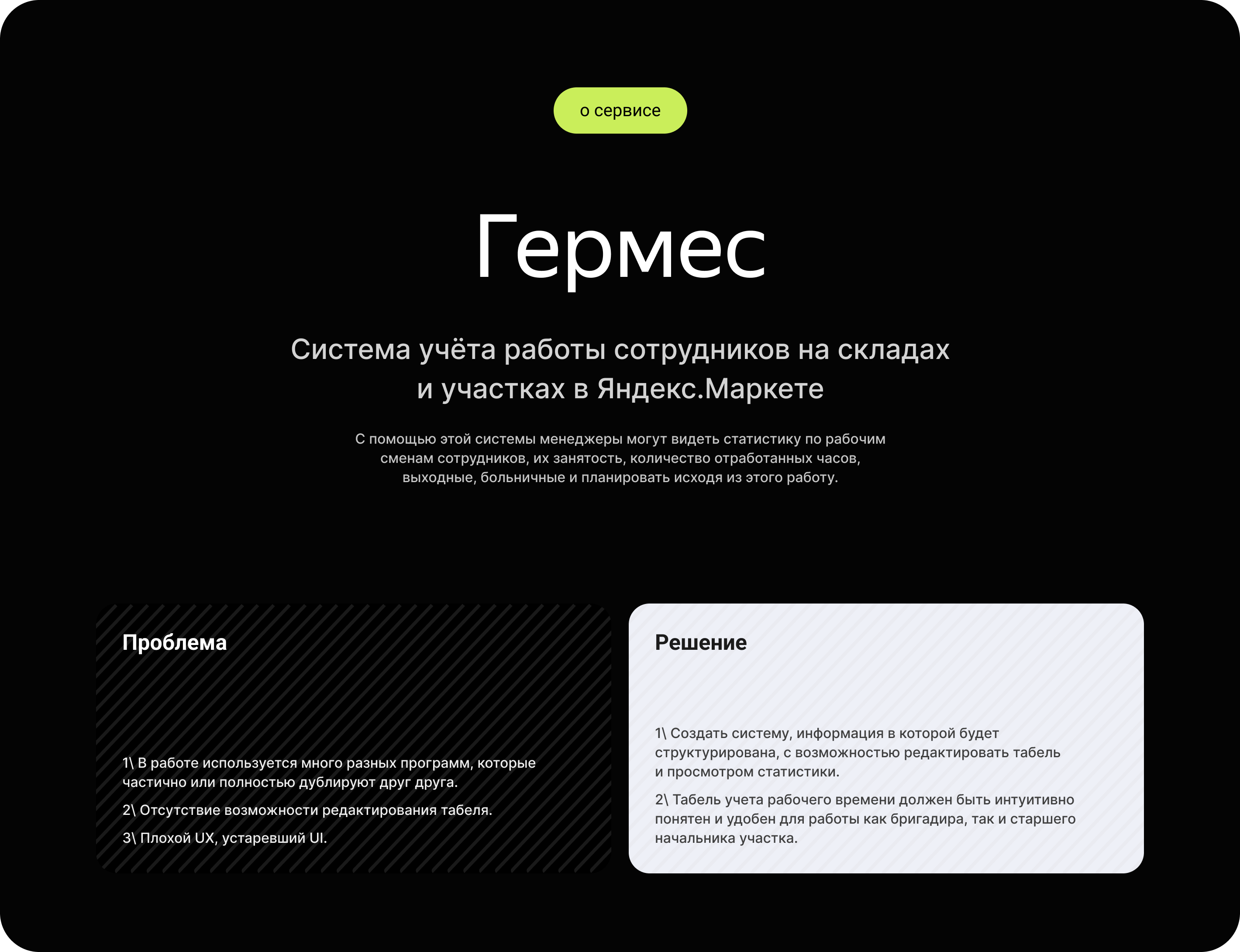 ГЕРМЕС | CRM — Dprofile