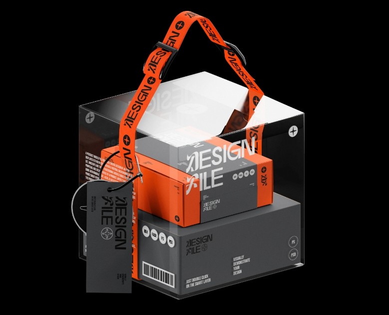Box Mockup Set — Брендинг, 3D на Dprofile