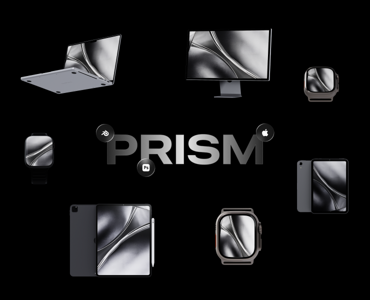 PRISM Collection Mockups — Графика, 3D на Dprofile
