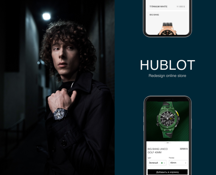 Redesign Concept: Hublot Online Store — Интерфейсы, Брендинг на Dprofile