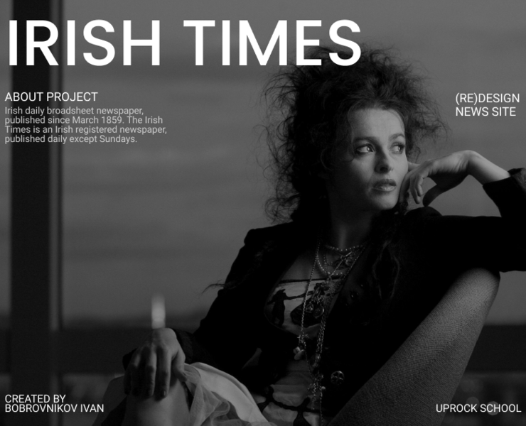 Irish Times News Website Redesign — Интерфейсы на Dprofile