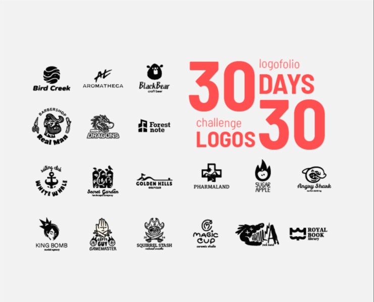 30 days 30 logos — Брендинг на Dprofile