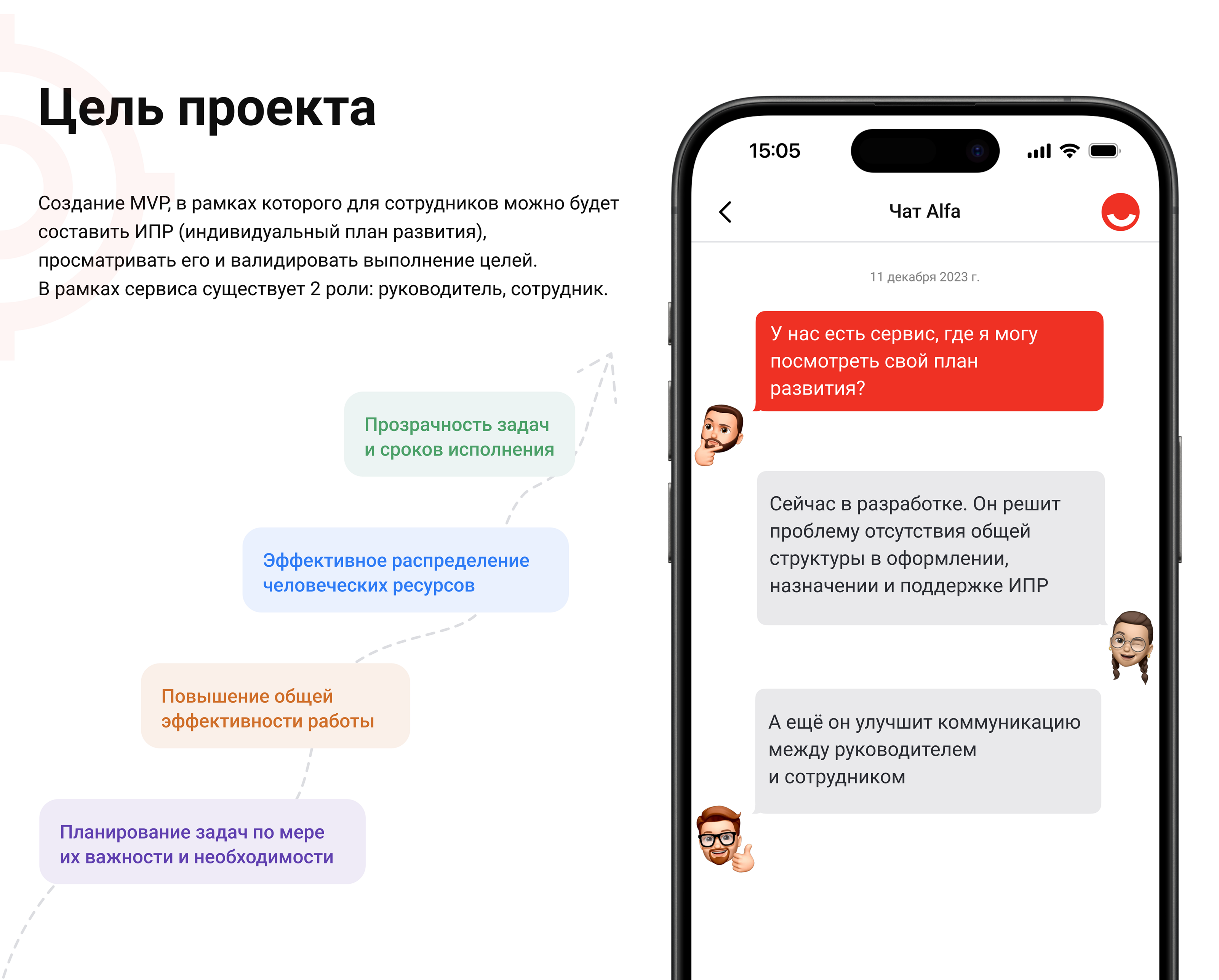 MVP сервиса для развития сотрудников Альфа-Банка — Dprofile