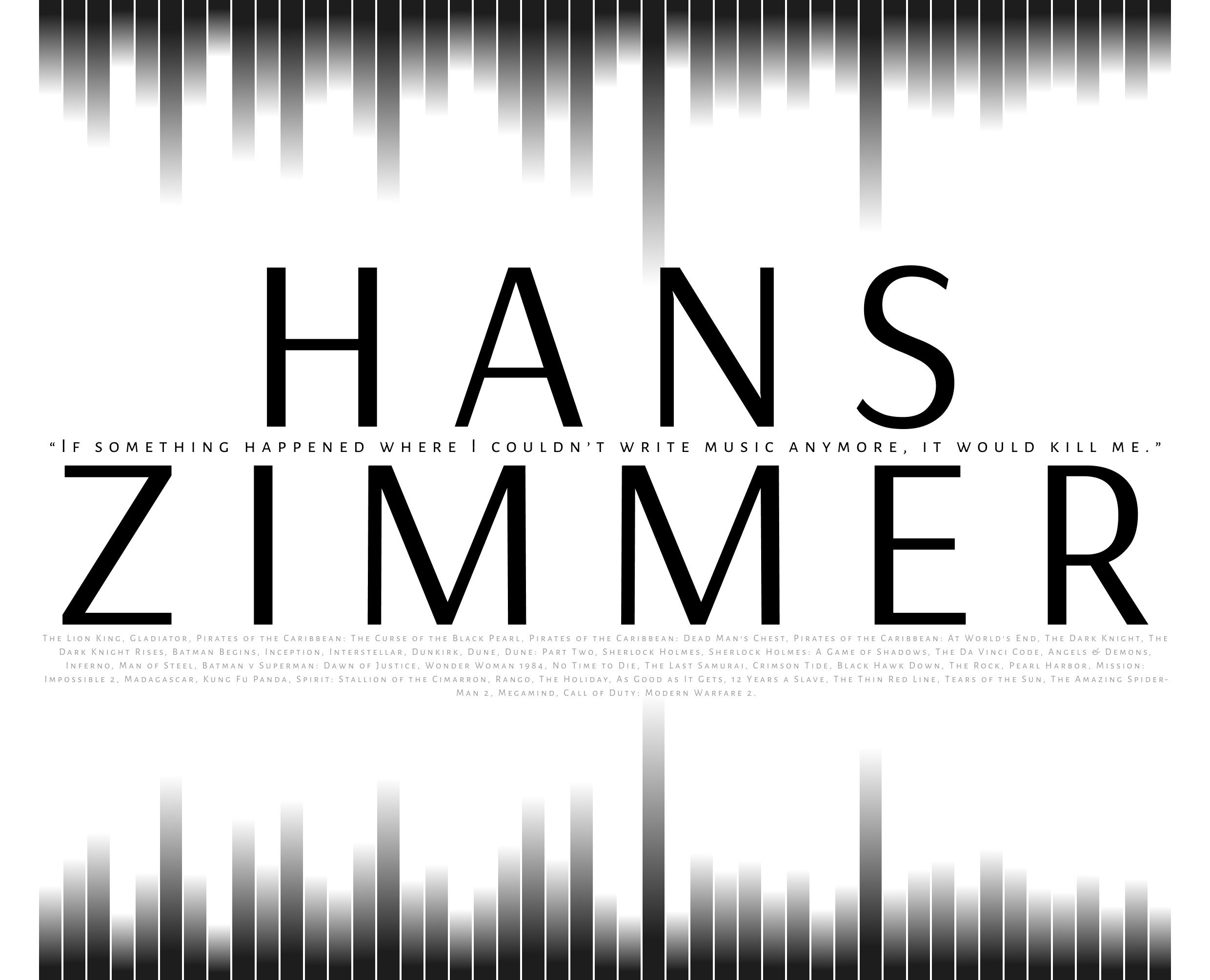 Интерфейс звука: Hans Zimmer Website Concept — Интерфейсы, Графика на Dprofile