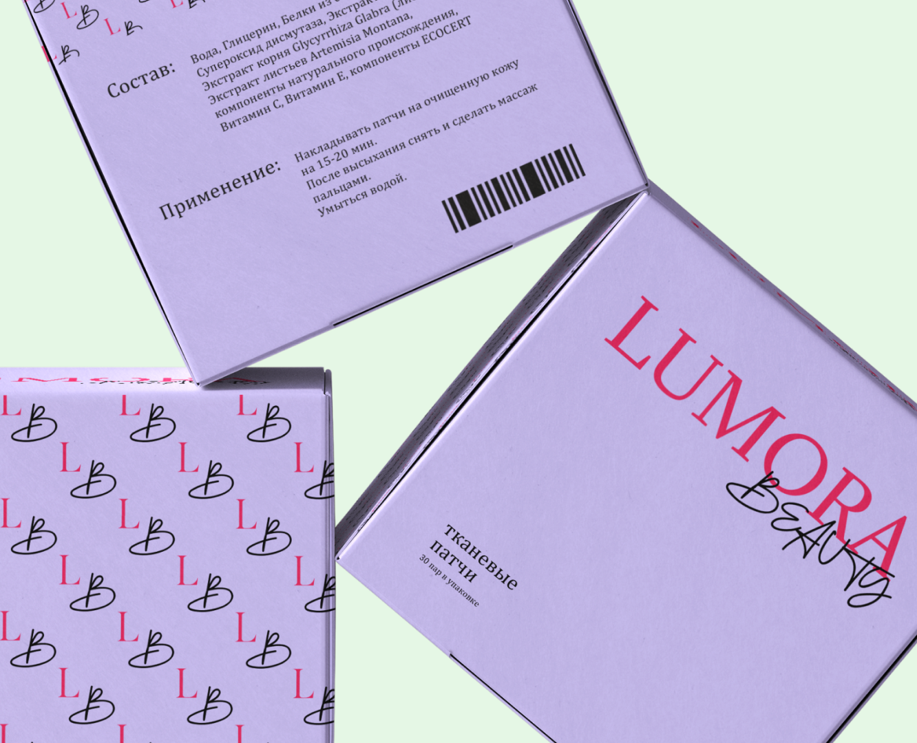 LUMORA BEAUTY | tipe logo and corporate identity — Брендинг на Dprofile