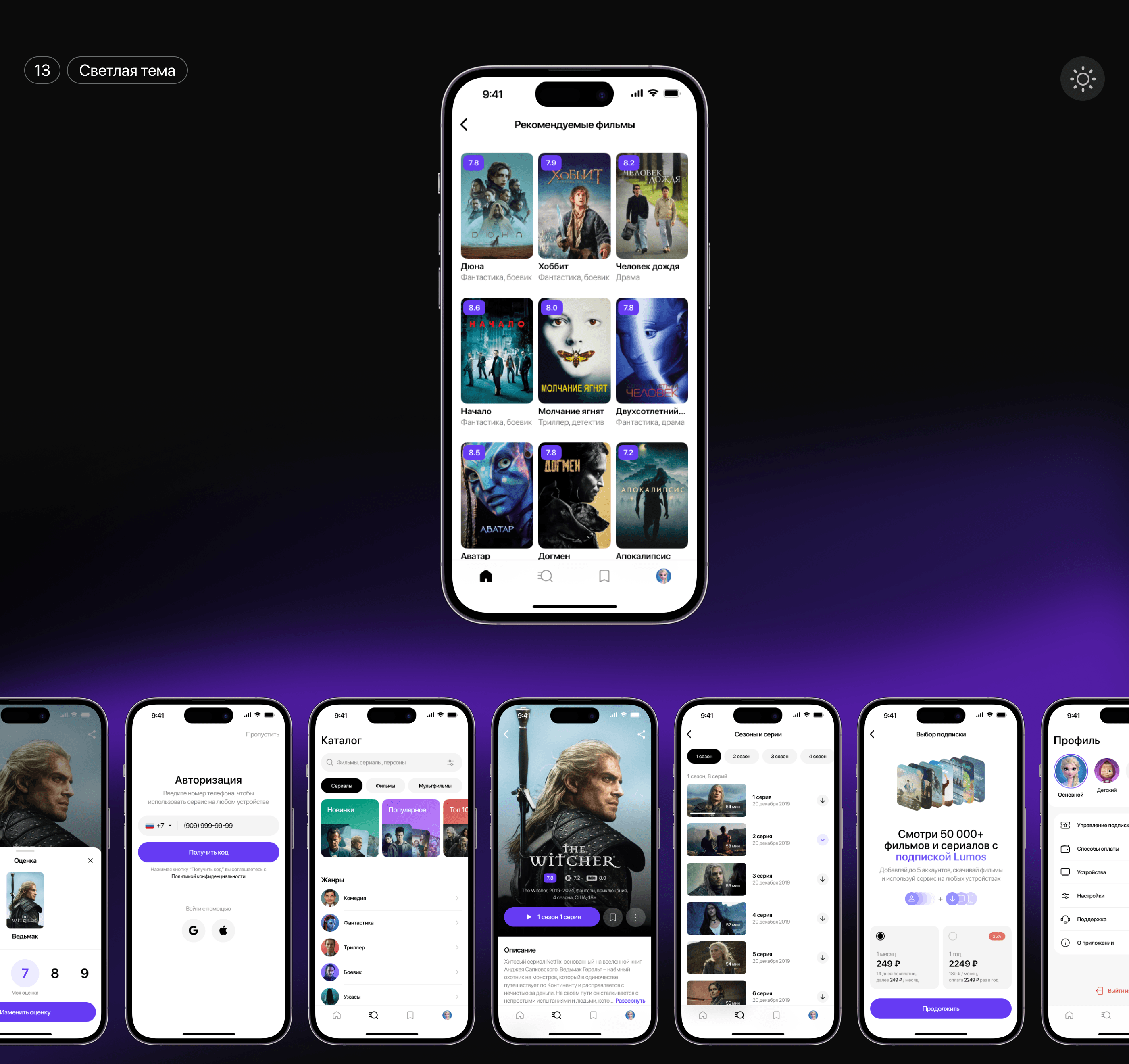 LUMOS | Online cinema app — Dprofile