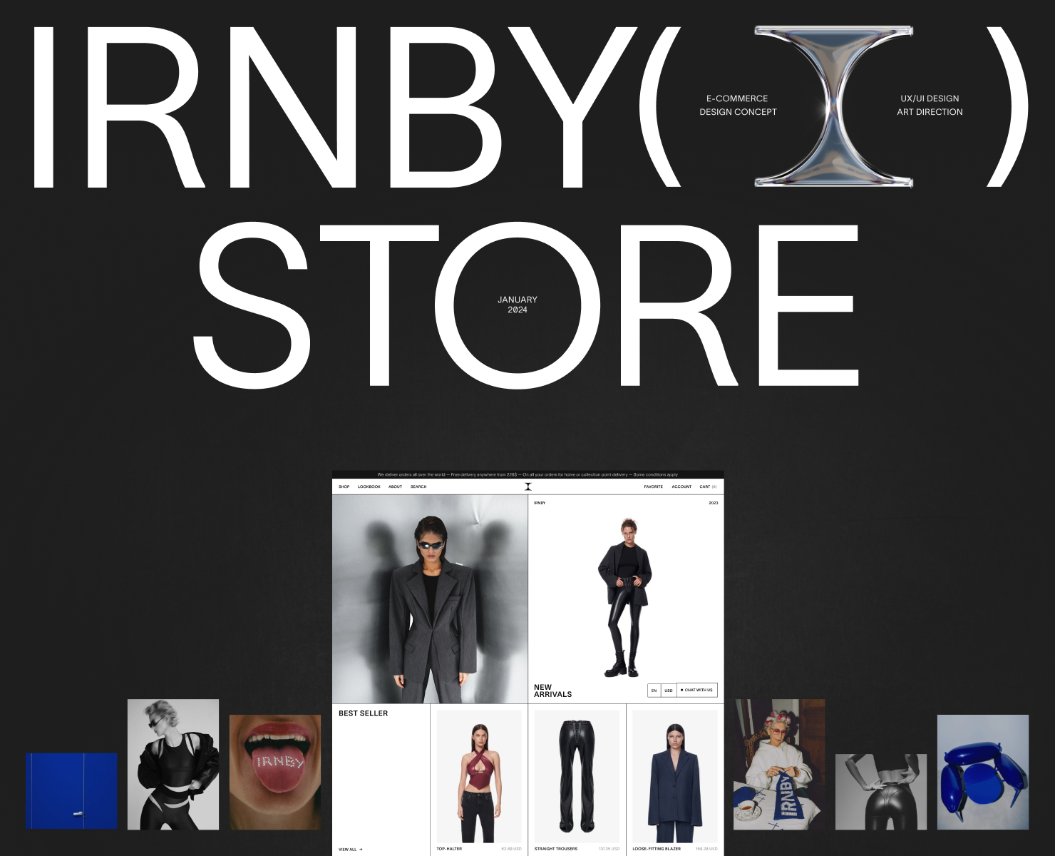 IRNBY STORE DESIGN CONCEPT — Интерфейсы, Анимация на Dprofile