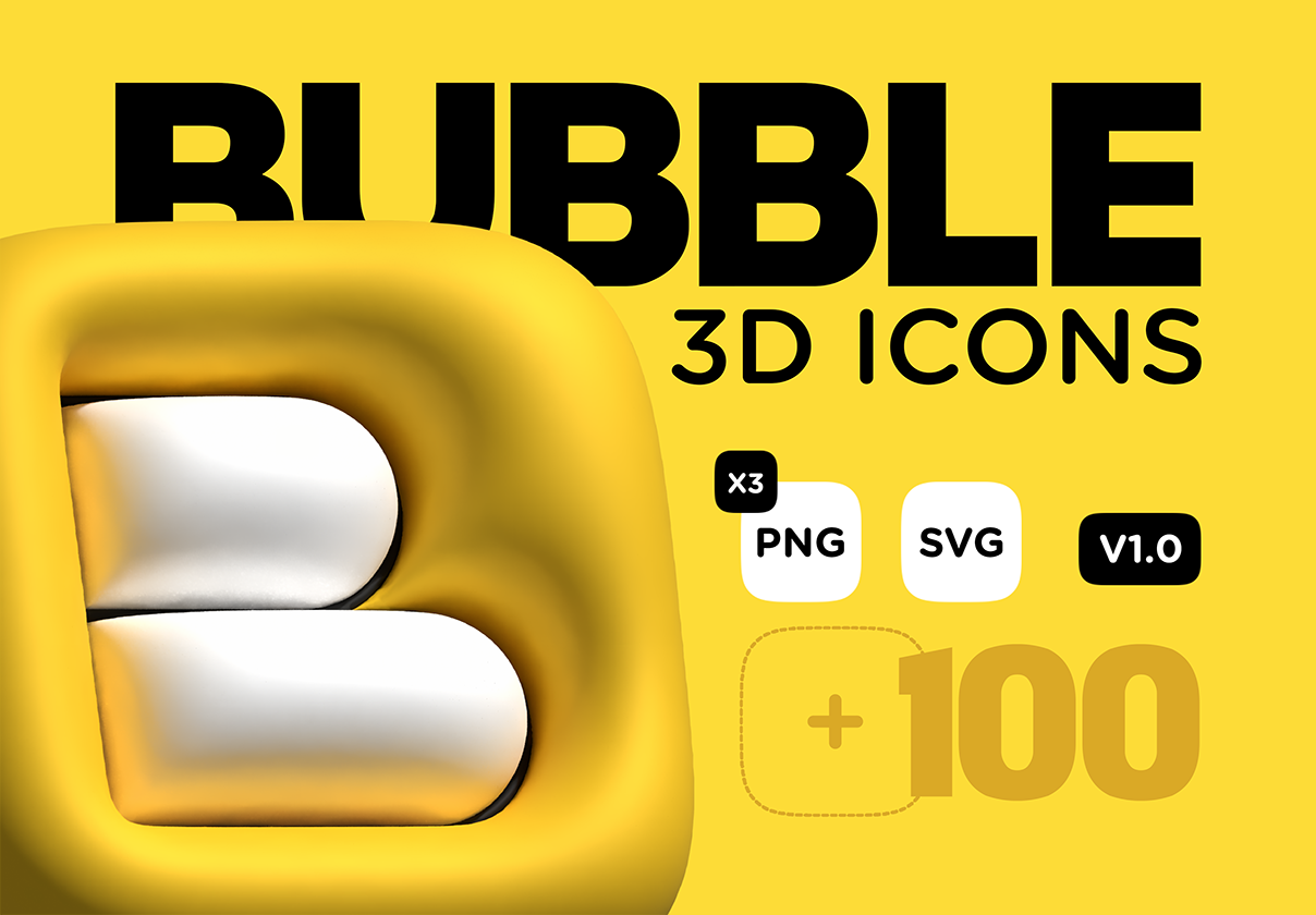 FREE 3D Bubble Icons | Надутые 3Д Иконки — Dprofile