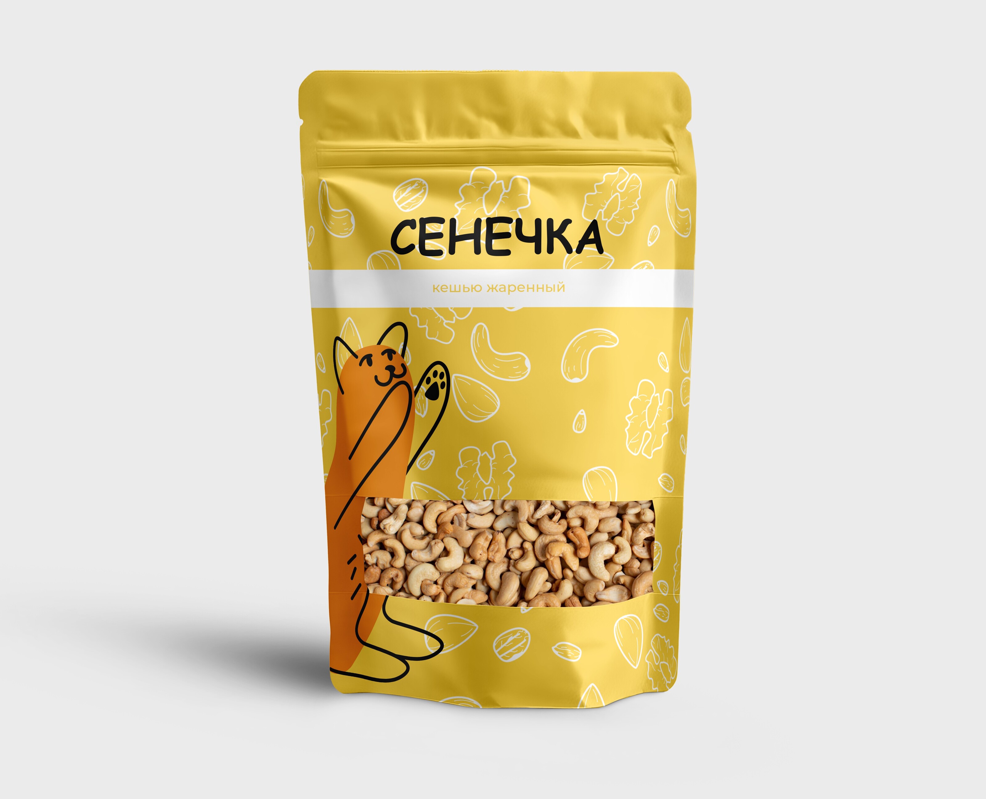 Ребрендинг орешков "СЕНЕЧКА" — Интерфейсы, Брендинг на Dprofile