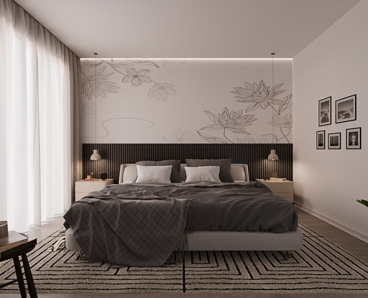 Bedroom | Interior 3D visualization — 3D на Dprofile