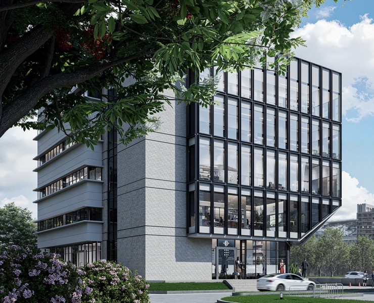 Office building 3D Visualization — 3D на Dprofile