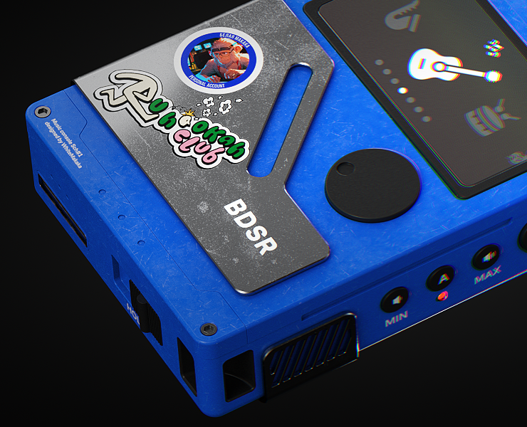 3d modeling-music console — 3D на Dprofile