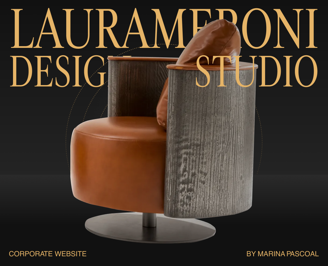 Corporate website of design studio Laurameroni — Интерфейсы на Dprofile