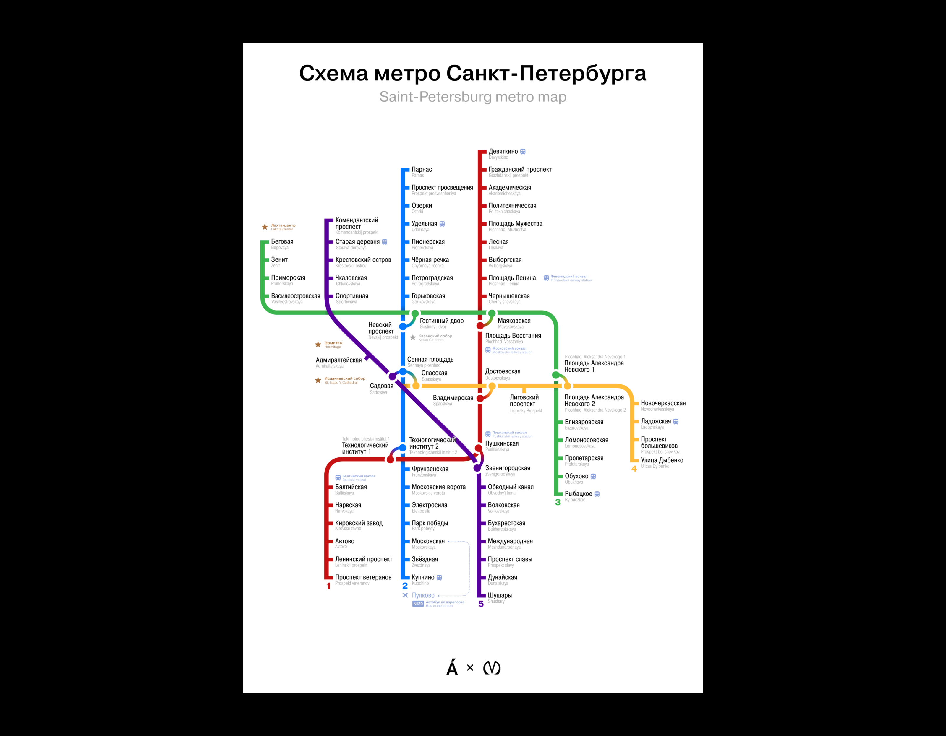 Новая схема метро Санкт-Петербурга — Dprofile