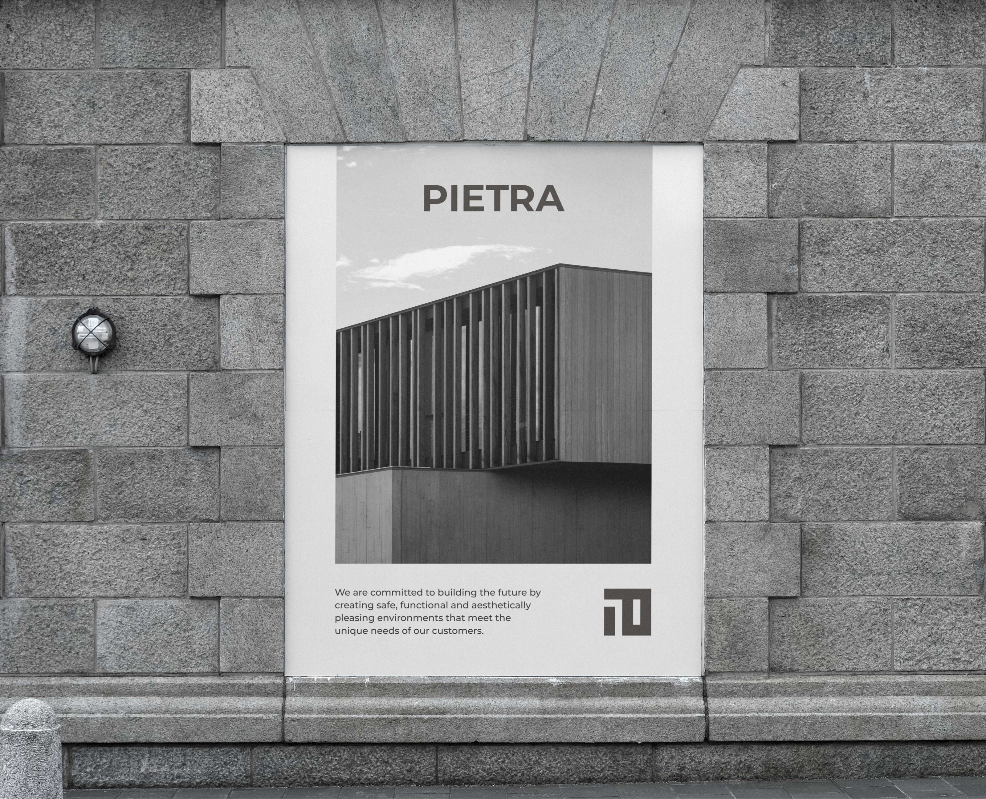PIETRA ЛОГОТИП | ФИРМЕННЫЙ СТИЛЬ | LOGO| BRAND DESIGN — Брендинг на Dprofile