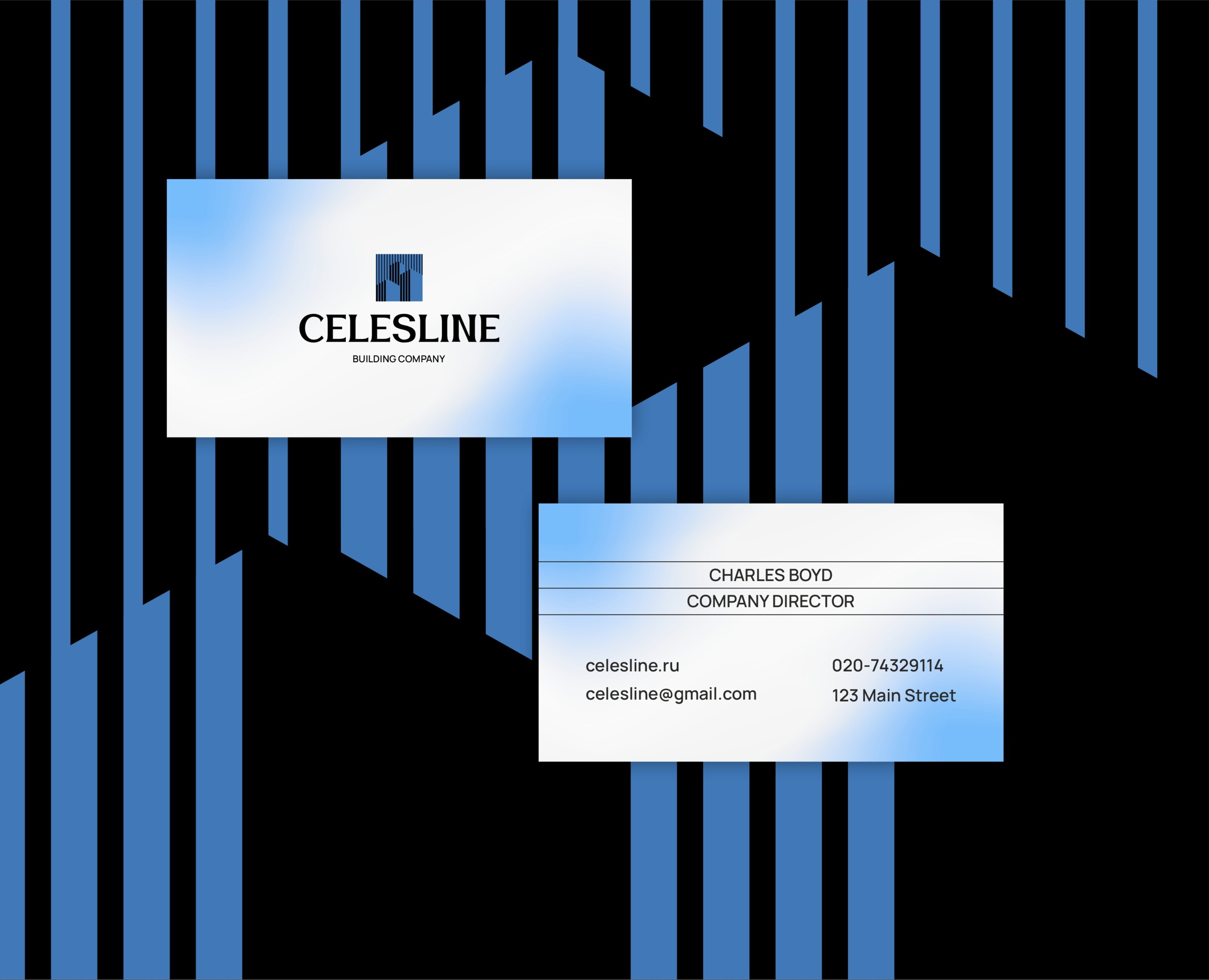 CELESLINE ФИРМЕННЫЙ СТИЛЬ СТРОИТЕЛЬНАЯ КОМПАНИЯ ЛОГОТИП — Брендинг на Dprofile
