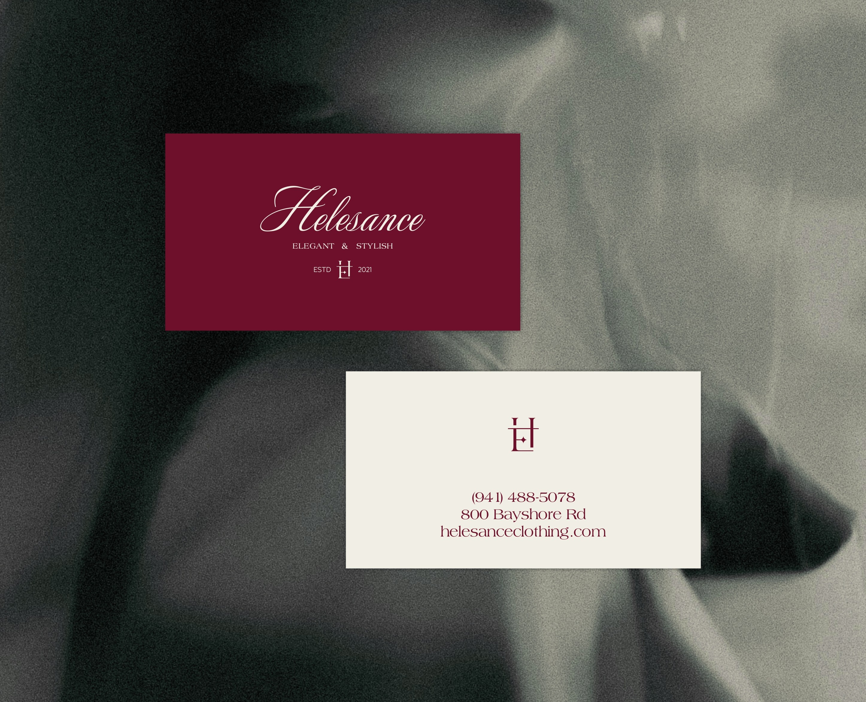 HELESANCE ФИРМЕННЫЙ СТИЛЬ/ БРЕНД ОДЕЖДЫ/ LOGOTYPE/ LOGO — Брендинг на Dprofile