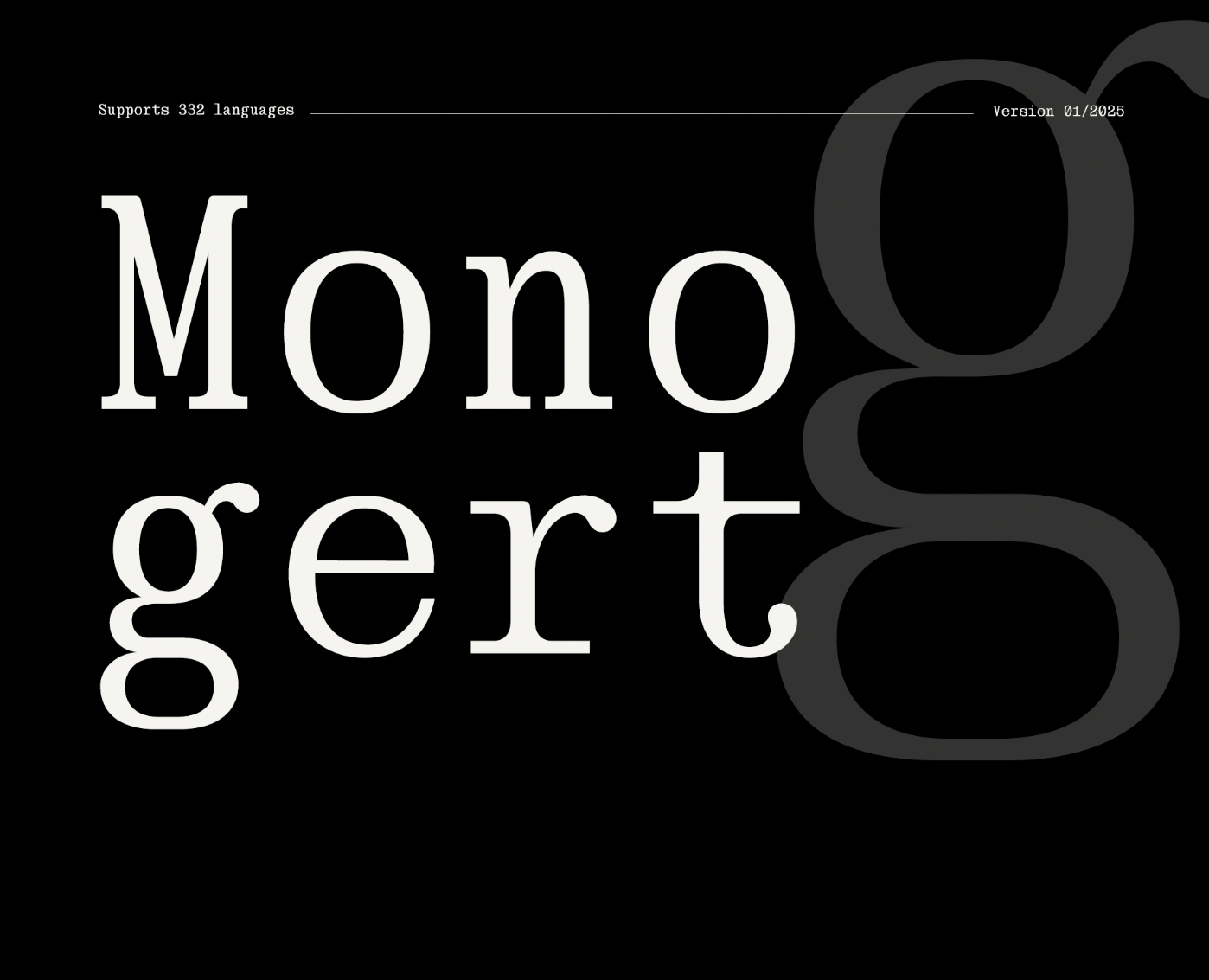 Шрифт Monogert — Графика на Dprofile