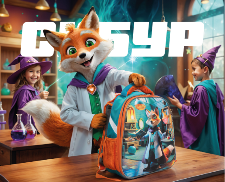 Сибур. Key Visual для набора первоклассника — Брендинг, Иллюстрация на Dprofile