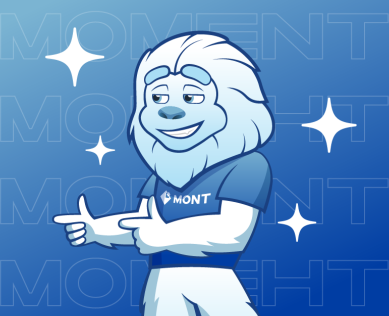 Маскот и стикерпак для MONT — Иллюстрация, Графика на Dprofile