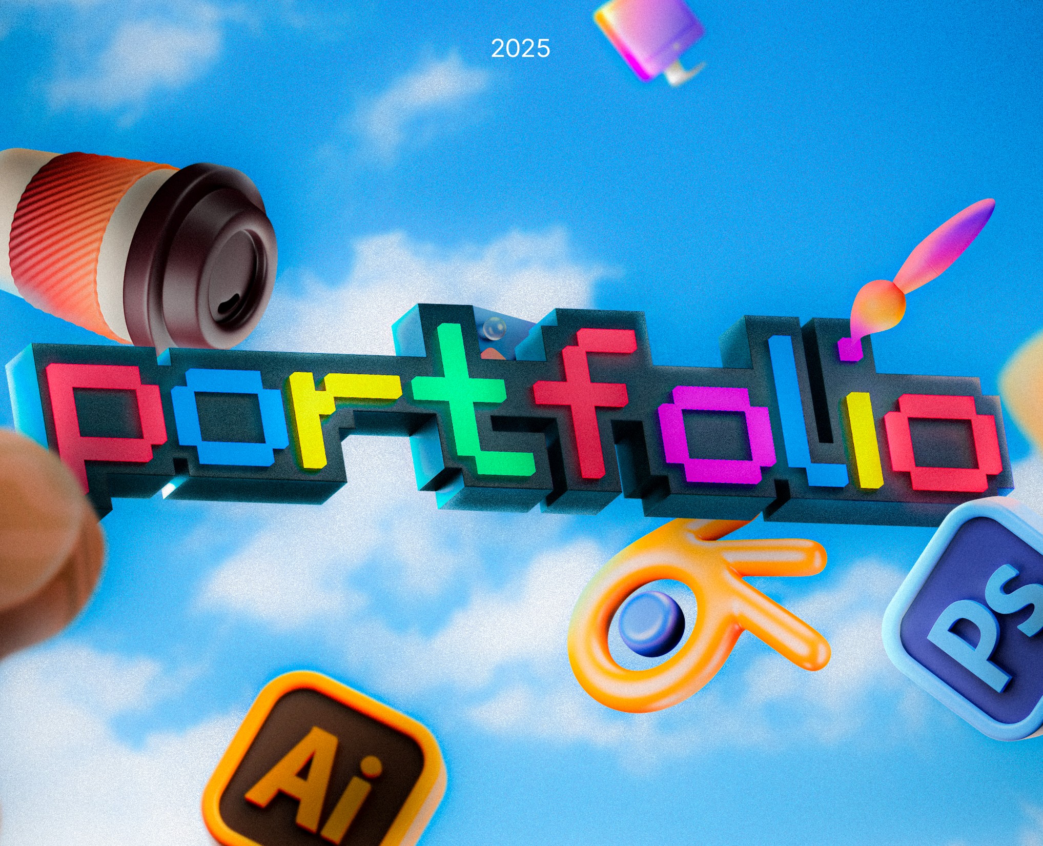 Portfolio 2025 — Брендинг, Графика на Dprofile