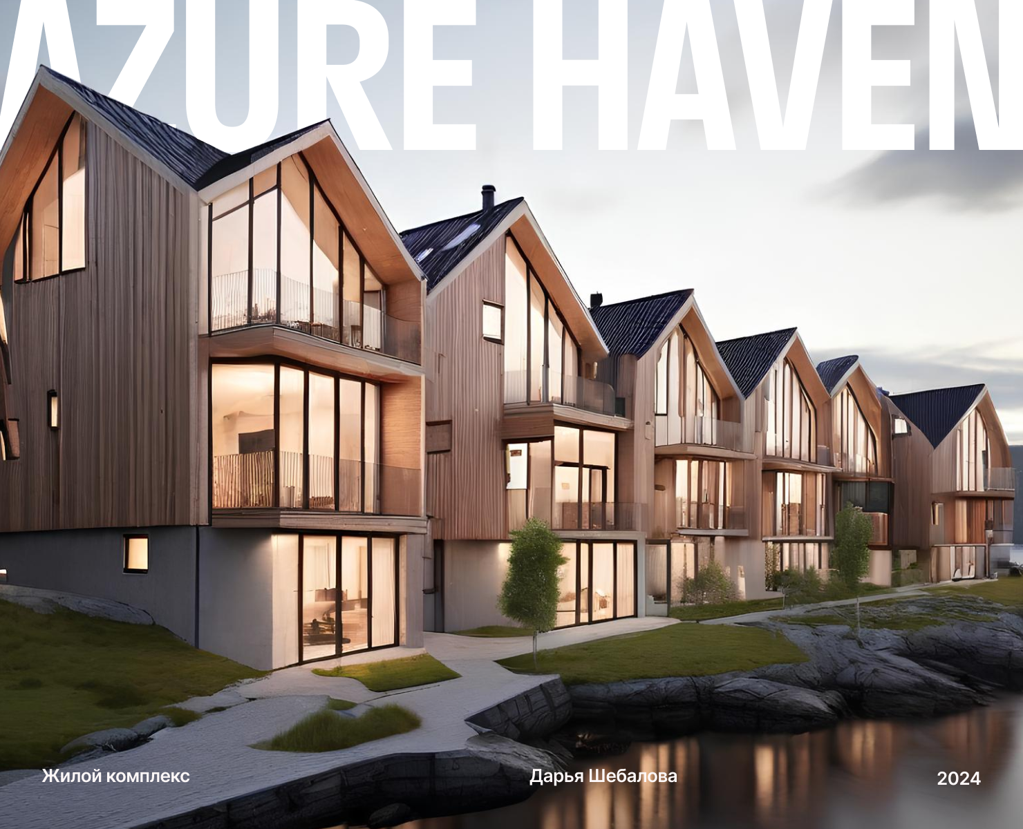 Azure Haven | Website design real estate agency — Интерфейсы, Графика на Dprofile
