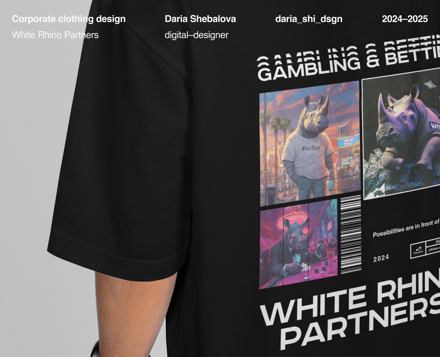 White Rhino Partners | Corporate merch|Branding — Брендинг на Dprofile