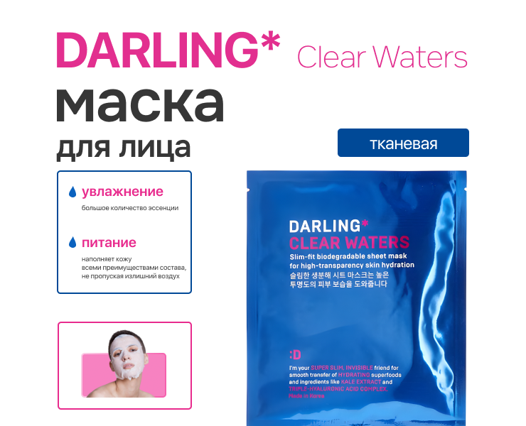 Инфографика для маски Darling* — Графика, Маркетинг на Dprofile