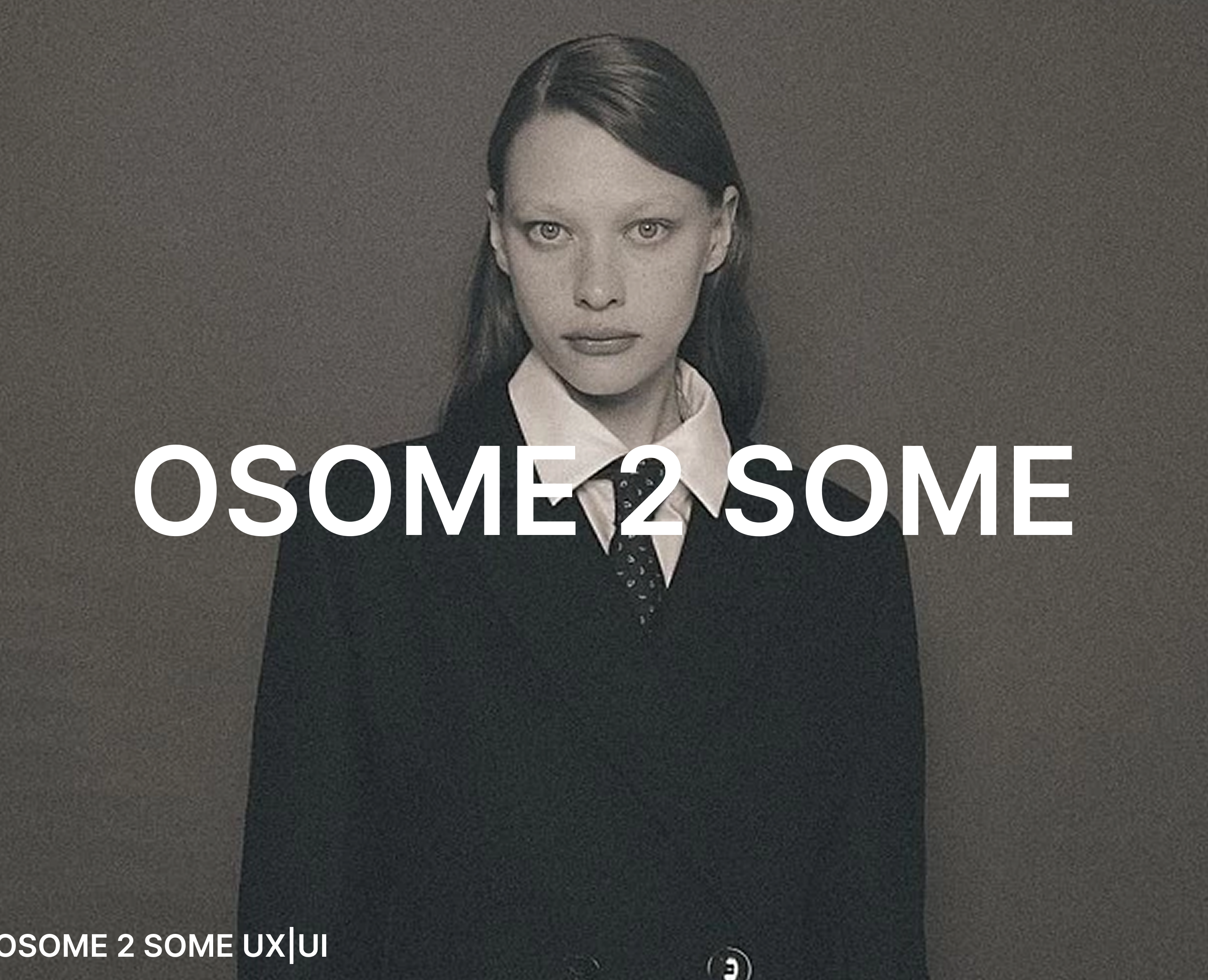 Дизайн концепция интернет-магазина OSOME2SOME — Интерфейсы, Брендинг на Dprofile