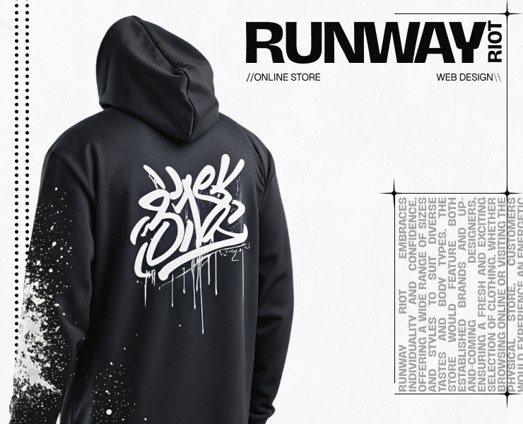RUNWAY RIOT — Интерфейсы на Dprofile