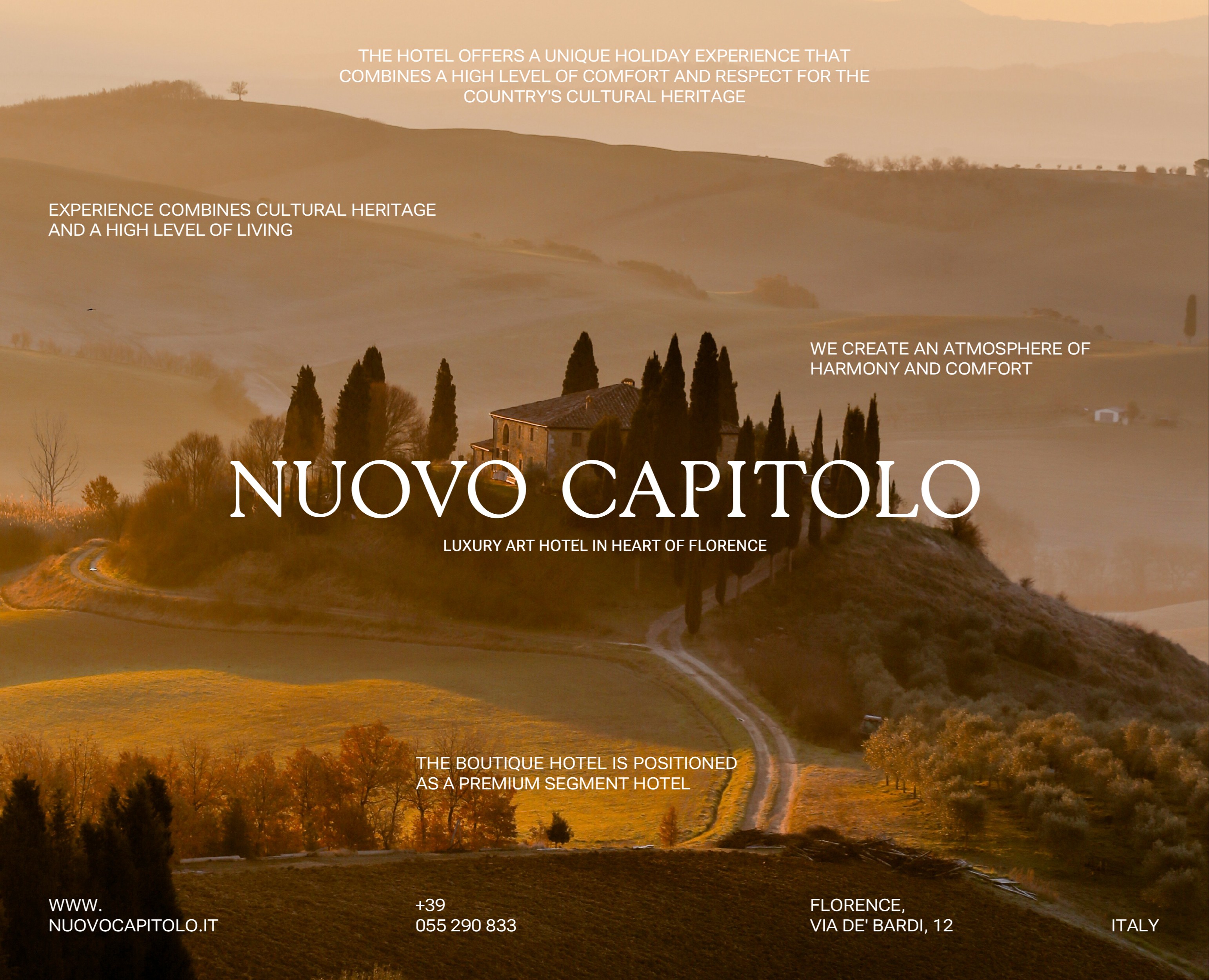Nuovo capitolo / Айдентика для отеля — Брендинг, Графика на Dprofile