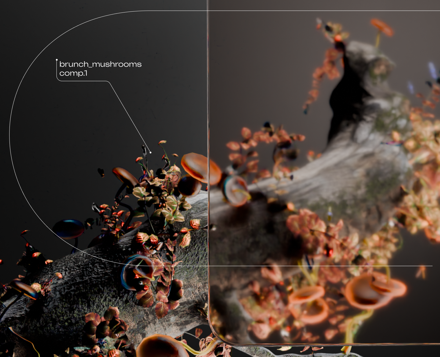 Mushrooms | 3d motion design — 3D, Анимация на Dprofile