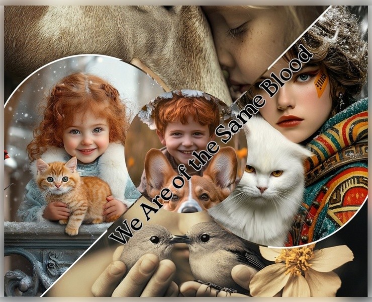 Мы с тобой одной крови — Иллюстрация на Dprofile