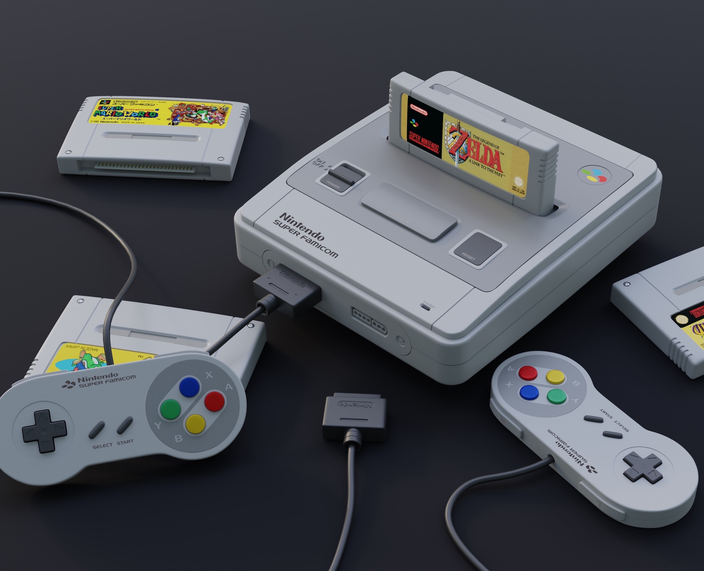 Super Nintendo (японская версия, 1990) — 3D на Dprofile
