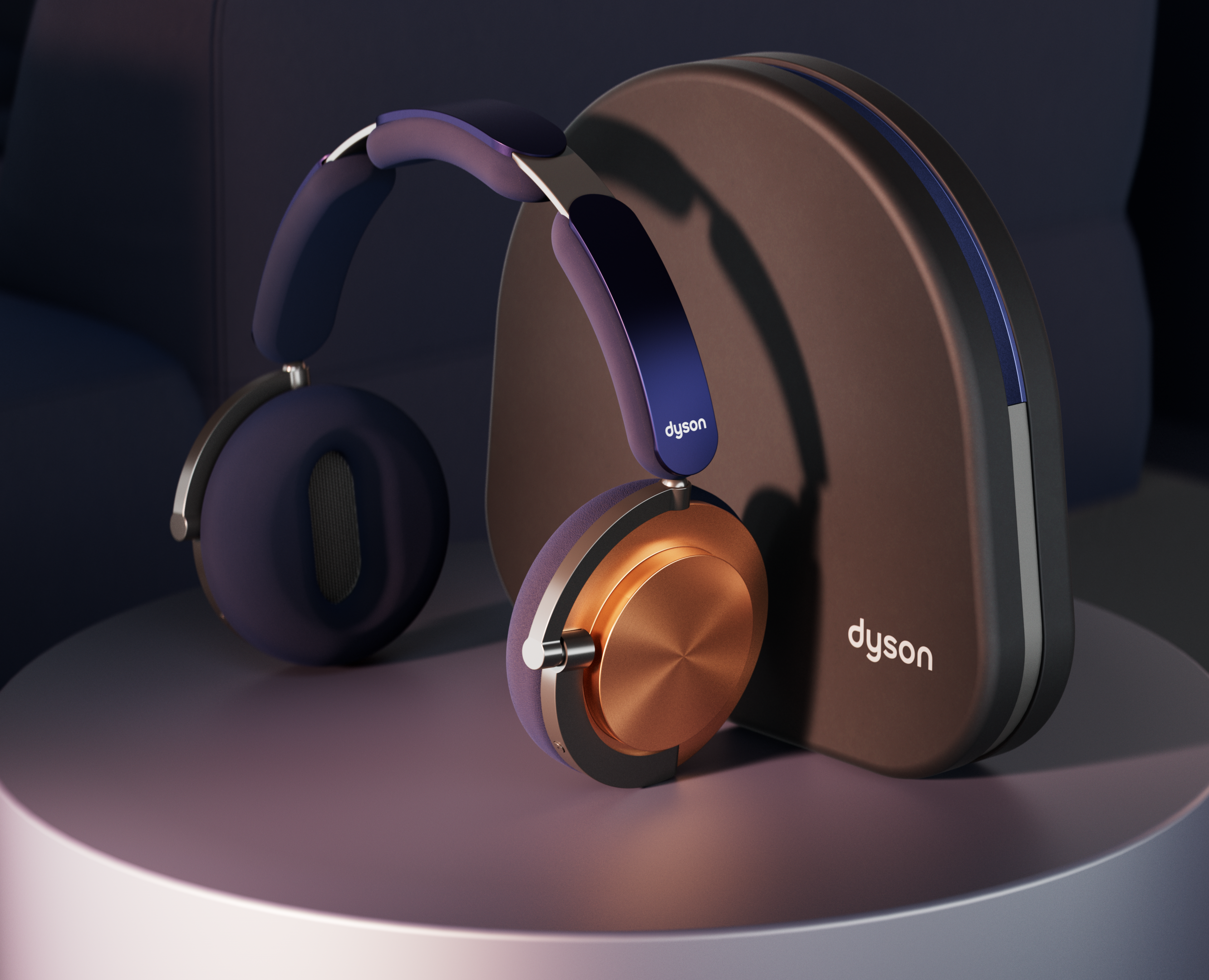 Наушники Dyson OnTrac — 3D, Анимация на Dprofile