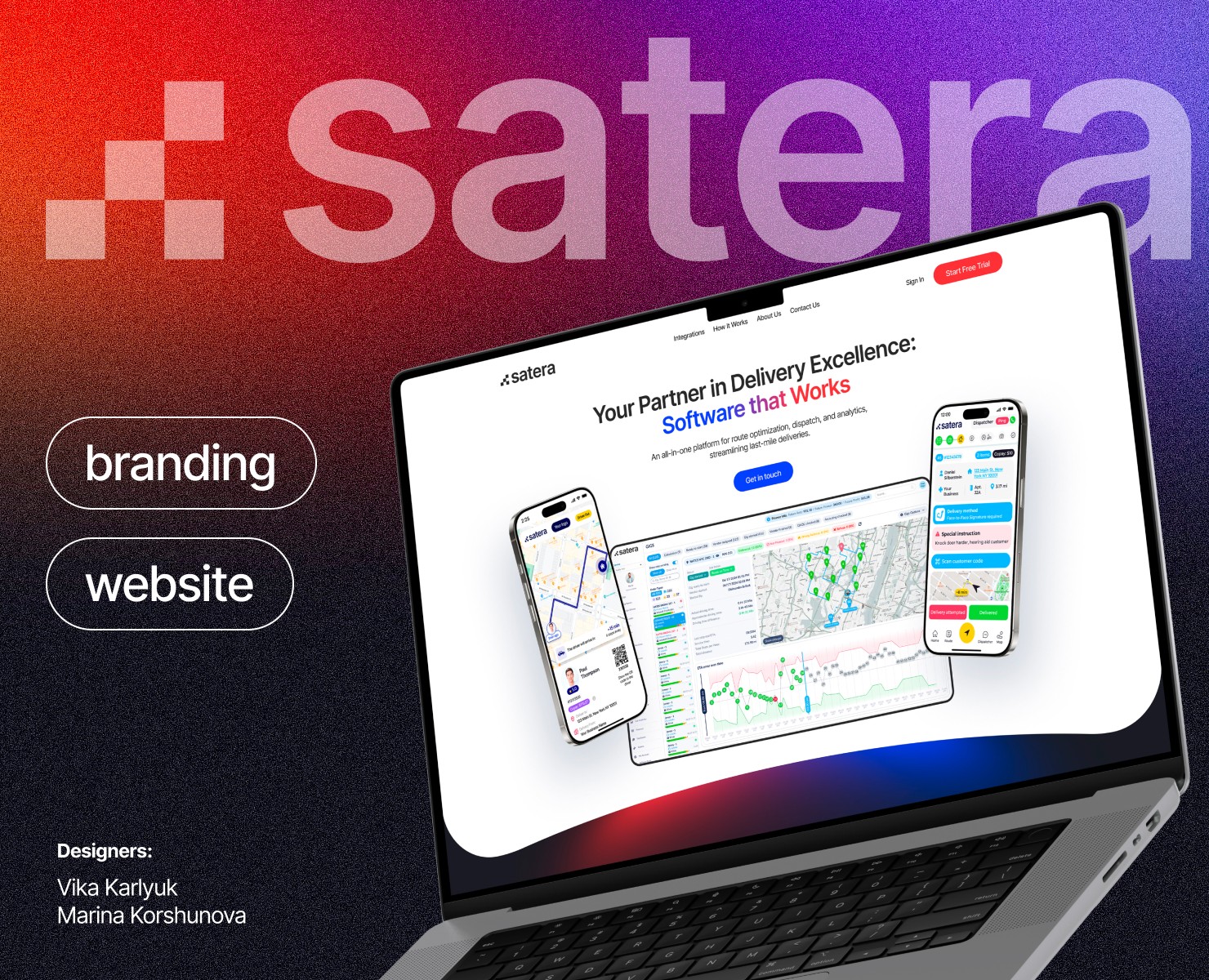 Дизайн сайта для платформы сервиса доставки "последней мили" — Интерфейсы, Анимация на Dprofile