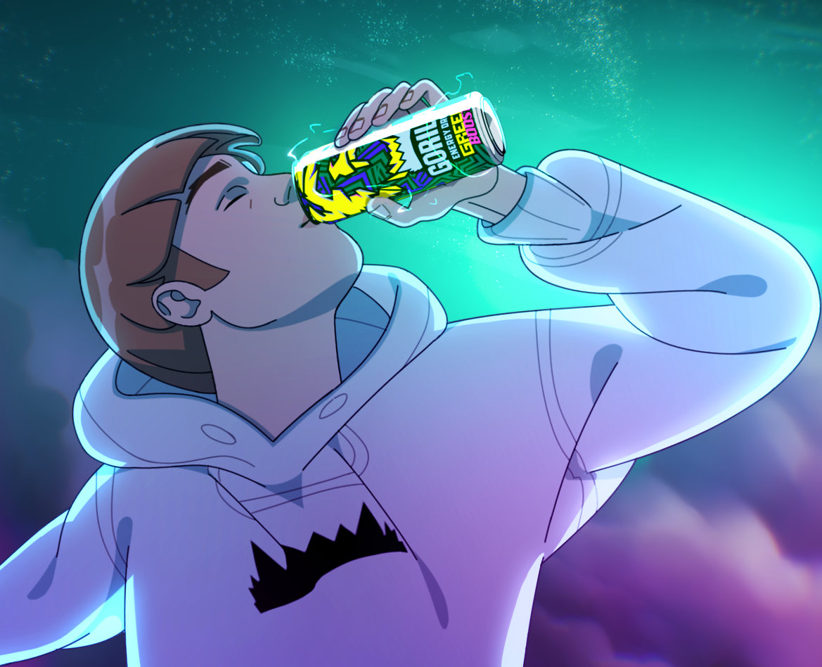 Gorilla energy x Toxi$ — Иллюстрация, Анимация на Dprofile
