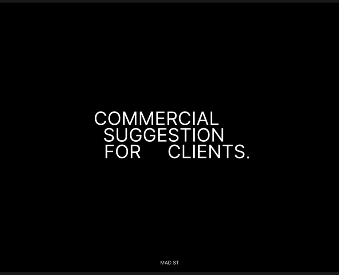 COMMERCIAL SUGGESTION 2025. — Маркетинг на Dprofile