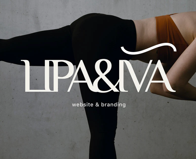 UX/UI design Website and branding LIPA&IVA yoga — Интерфейсы на Dprofile