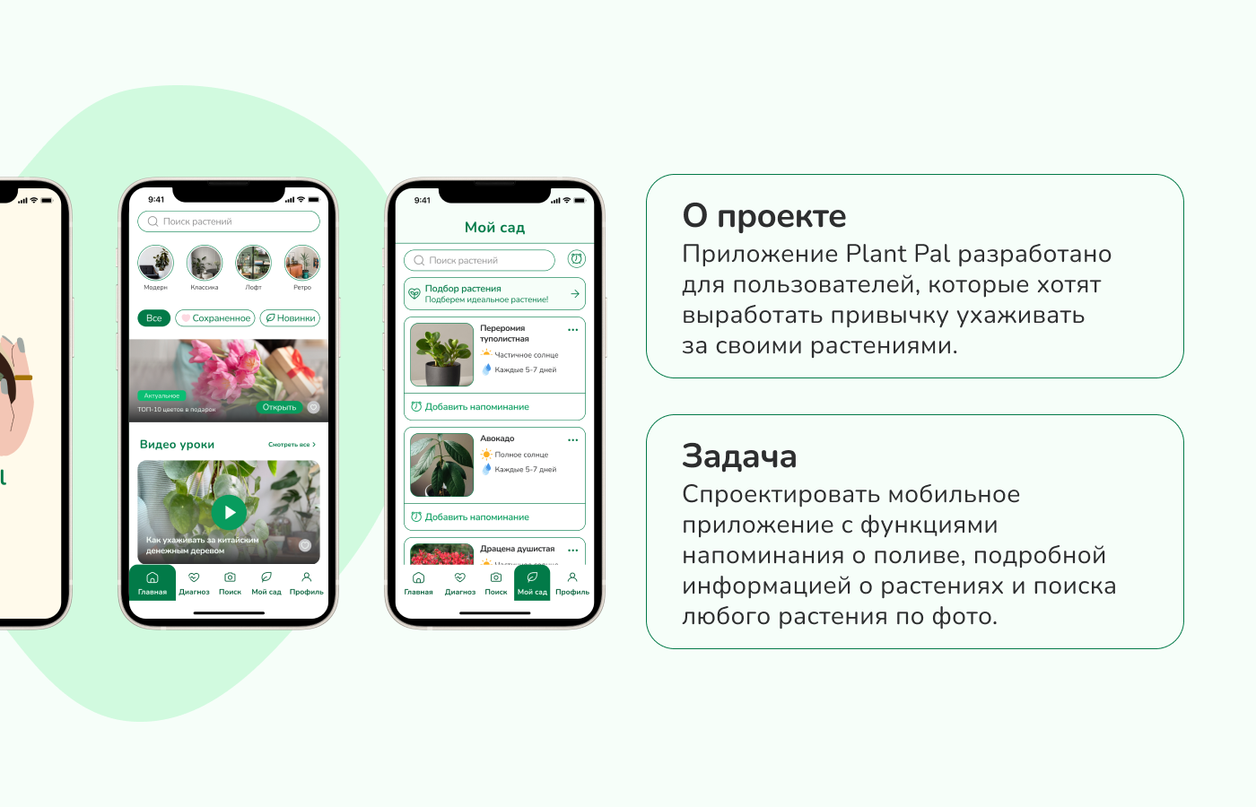 Plant Pal mobile app — Dprofile