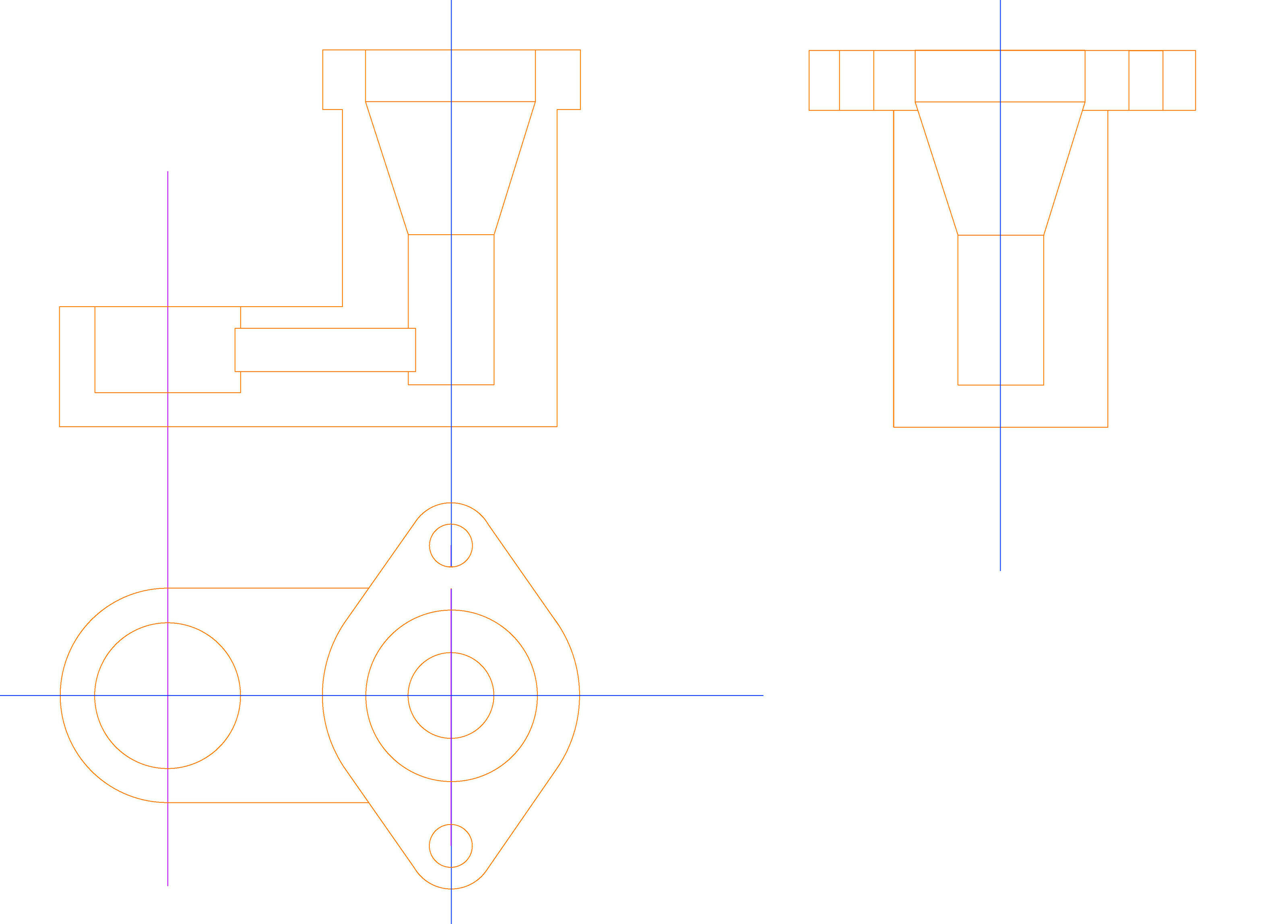 Деталь в AutoCAD — Dprofile